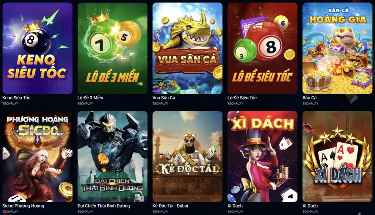 một số game đổi thưởng fc88 hot